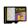 V-Gen 8Gb MicroSD Class 10 Up to 100MBps Turbo Series