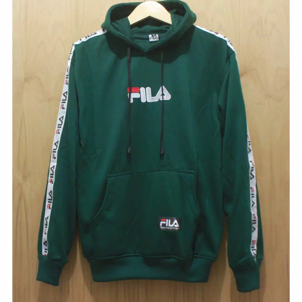 green fila hoodie