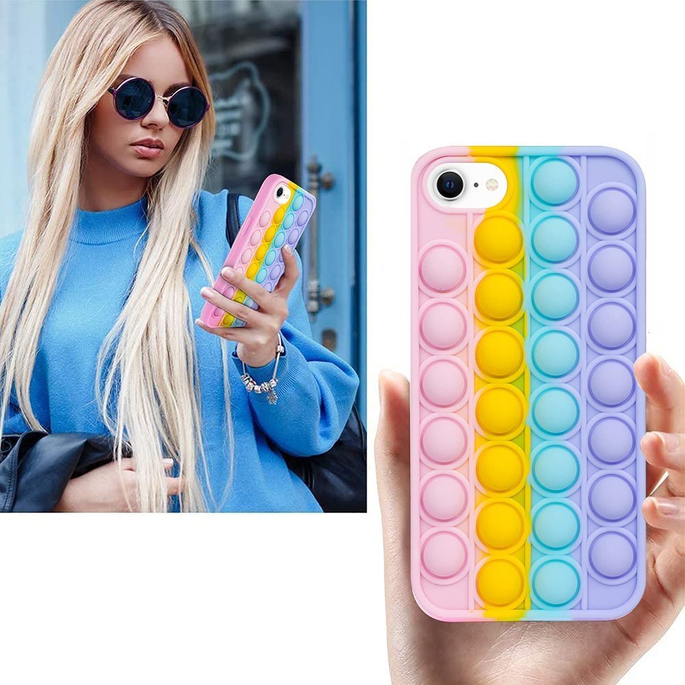 Princess Pop it Phonecase Rainbow Softcase OPPO A8 CASING OPPO A31 2020 Casing Pelangi