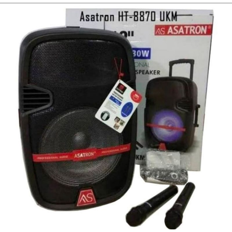 SPEAKER AKTIF PORTABLE ASATRON HT 887 O HT8870UKM HT-8870UKM