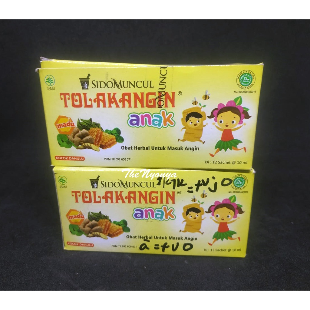 

Tolak Angin Anak Cair 1 Box @12 Sachet Sidomuncul