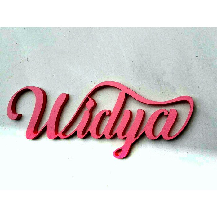 30 CM Tulisan Sambung Latin Huruf Timbul Kayu Dekorasi Hiasan Dinding&hd1870