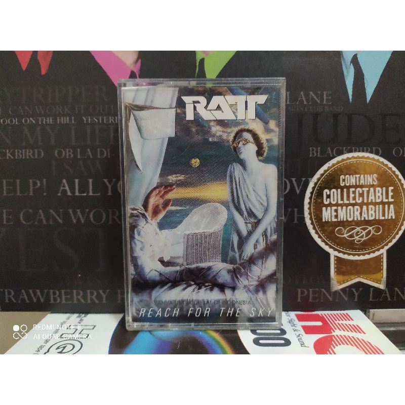 Kaset Pita : RATT - REACH FOR THE SKY.