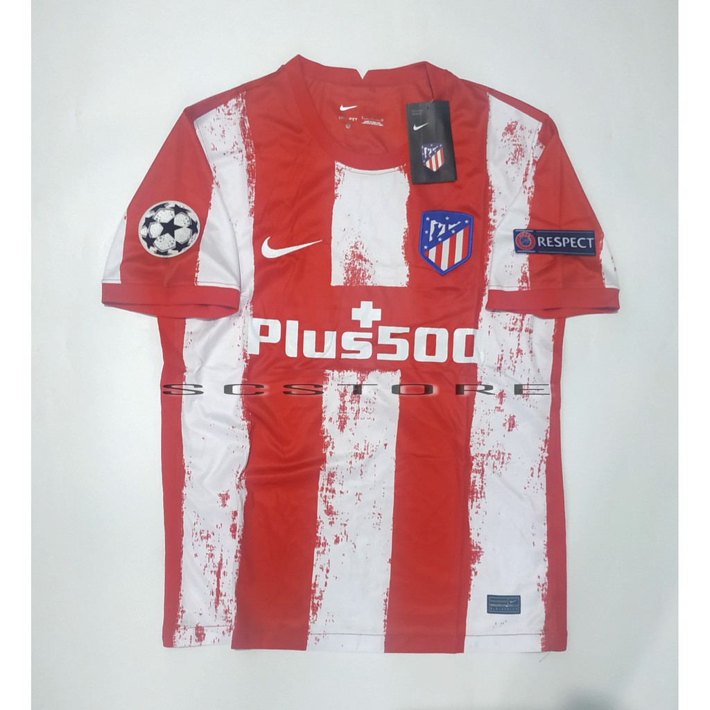 Jersey ATM Madrid Home FULL PATCH UCL 2022 2022 Baju Jersey ATM Madrid Home FULL PATCH UCL 2022 2022 Baju
