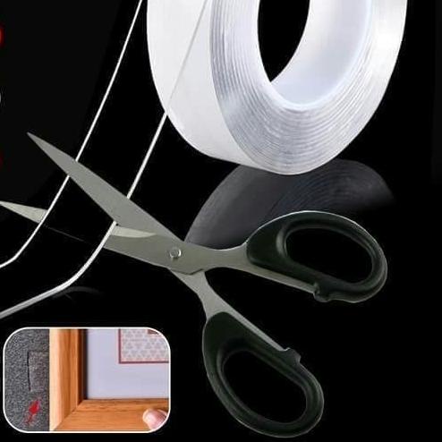 ● A87 Double Tape Magic Super Kuat Nano Tape Tebal 1MM Panjang 5M ➹