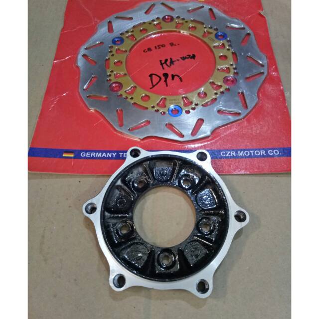 Adaptor plus piringan cakram depan cb 150 r