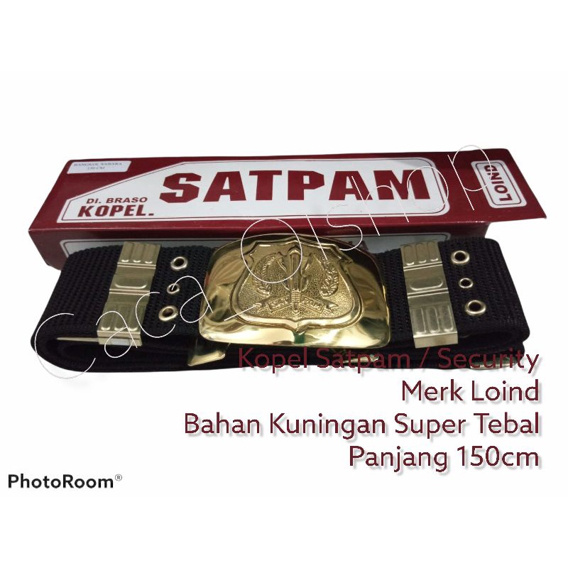 SABUK KOPEL PDH PDL SATPAM SECURITY KUALITAS TEBAL BRASO