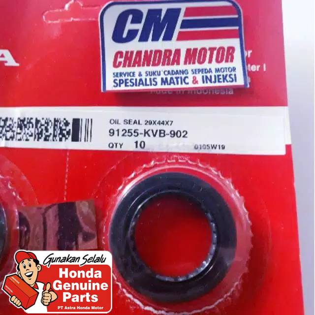 seal sil roda belakang gardan kanan vario cw beat scoopy spacy karburator original HONDA AHM