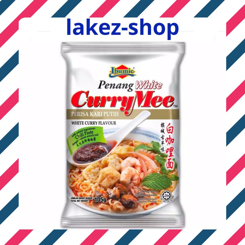 

Ibumie Penang White Curry mee/ White curry Flavor/ mie instant 105g
