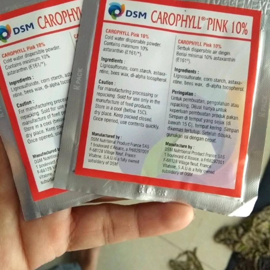 

O96G Carophyll Pink 10 Persen DSM / 5 Gram/ FRANCE / Pewarna Makanan Ikan 8WR