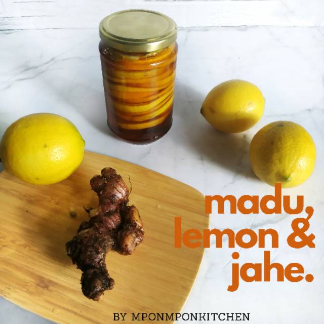 Madu Lemon Jahe Honey Lemon Ginger Madu Probiotik Jsr Jar Asli Murni Indonesia