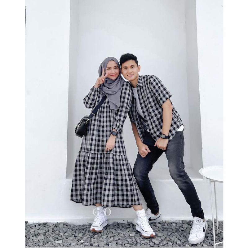 Raya couple muslim setelan baju muslim remaja