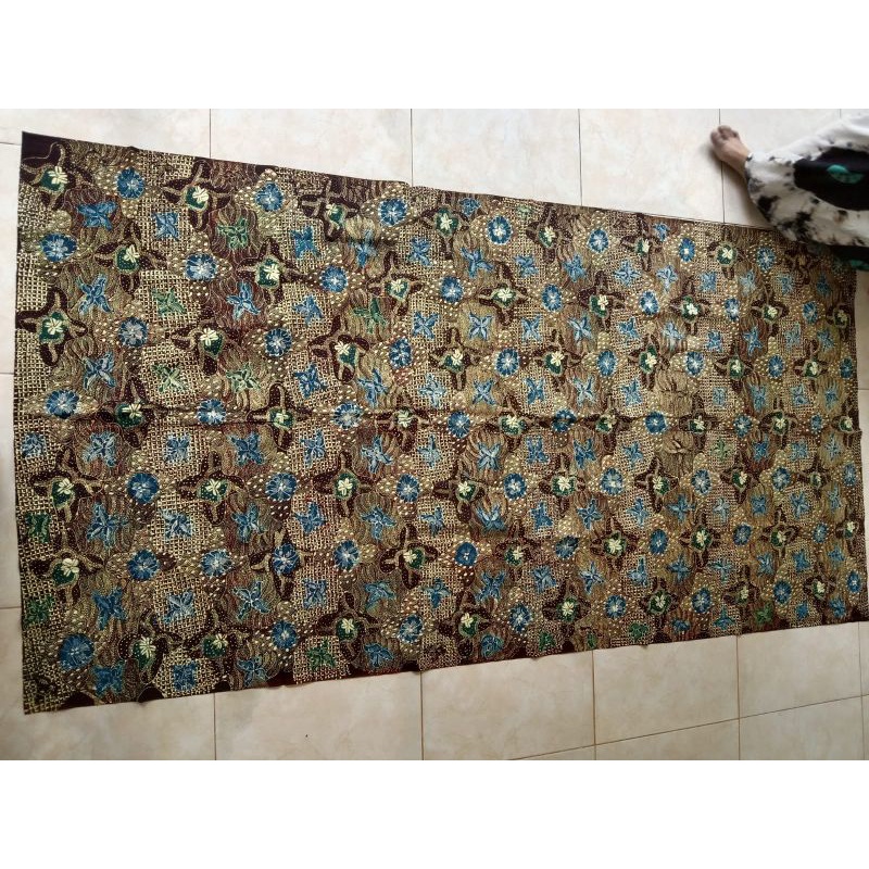 kain batik telaga biru madura