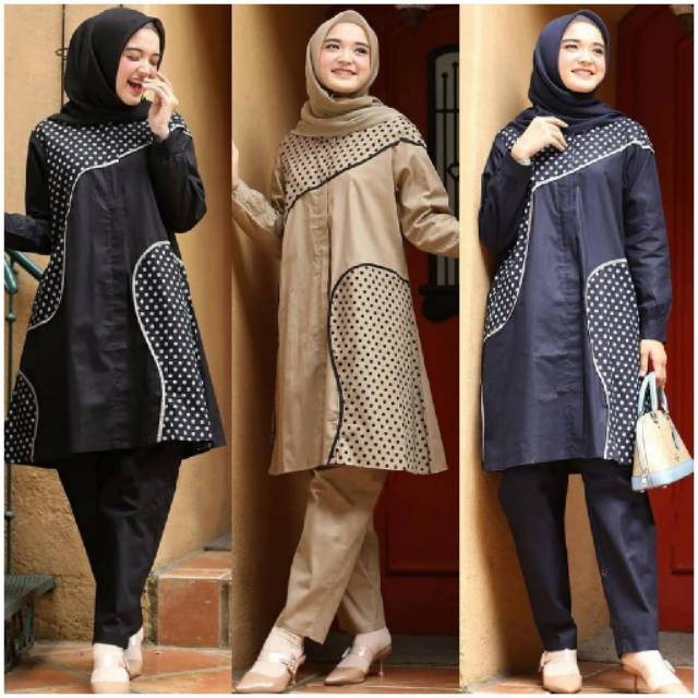 Mora set setelan wanita fashion muslim