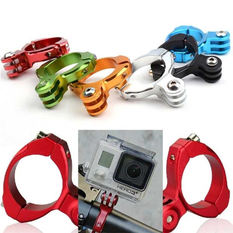 Bike Handlebar Seatpost Mount for GoPro Xiaomi Yi Murah Handle Bar Action Camera Sepeda