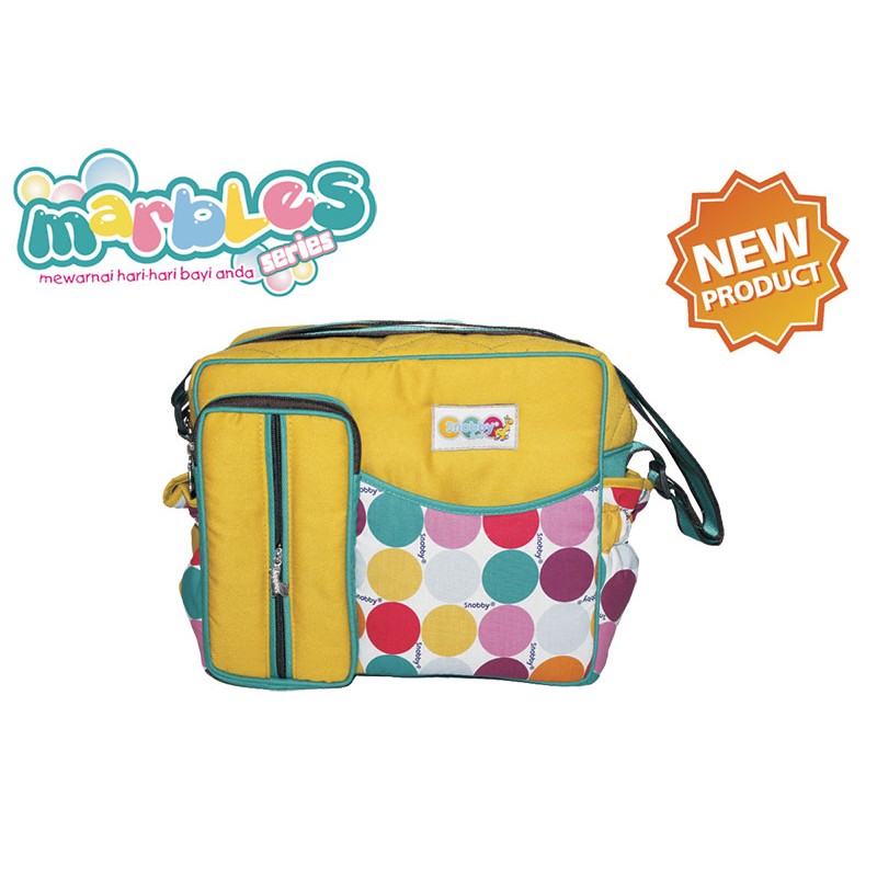 Tas Bayi Medium Marbles tempat popok susu baju untuk bepergian Shopee