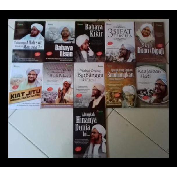 Buku Religi/Buku Spiritual Paket 11 Buku Seri Habib Umar Bin Hafidz