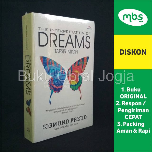 Buku Obral Jogja - BUKU THE INTERPRETATION OF DREAMS - Tafsir Mimpi - Sigmund Freud - Soft Cover