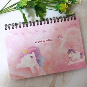 

Weekly Planner / Buku Tulis Agenda Diary - Unicorn - Pink