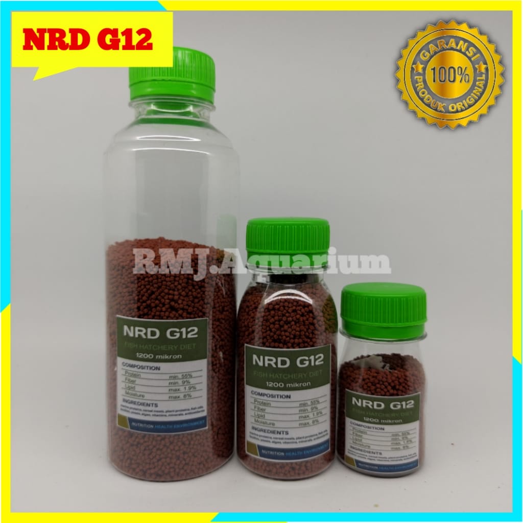 PELET NRD G12 PAKAN IKAN NRD G12 1200 MIKRON PELET IKAN