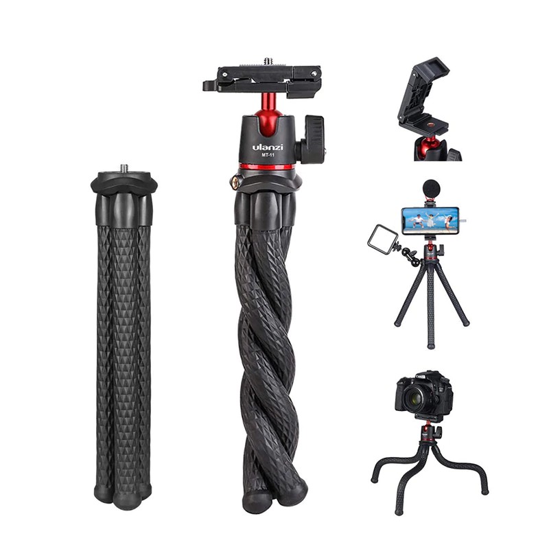 ULANZI MT-11 Octopus Tripod 1/4 Screw Mirrorless DSLR &amp; Smartphone HP MT 11