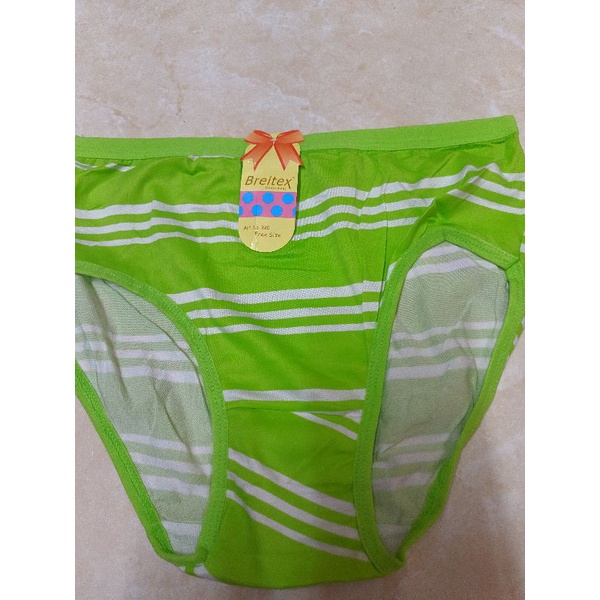 Celana Dalam Wanita remaja motif termurah | CD Breitex salur garis garis | Celana dalam wanita britex
