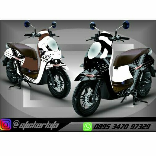 DECAL HONDA SCOOPY 2021 DECAL HONDA SCOOPY