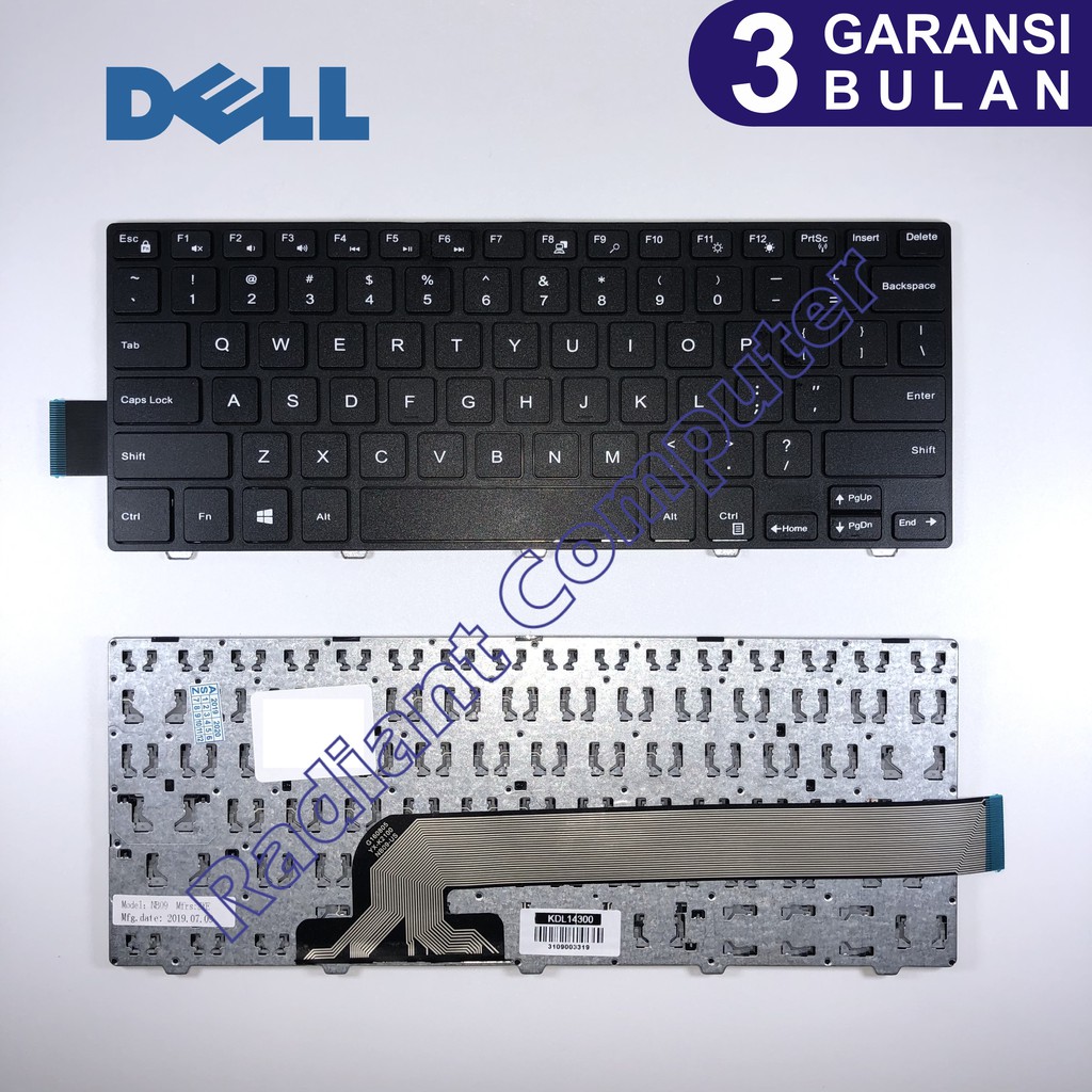 Keyboard DELL Inspiron 14 3000, 14 3441, 14 3442, BLACK