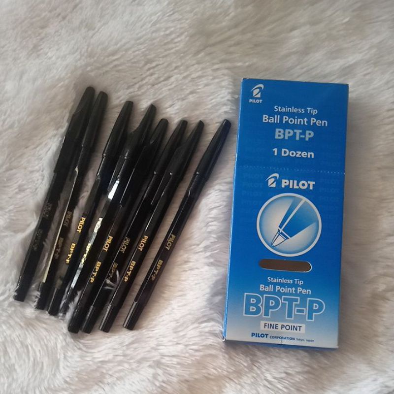 

Pulpen pilot hitam/ballpointpen stainless tip