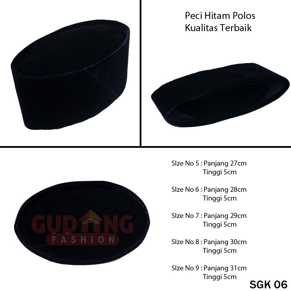 Topi Peci Muslim Terbaru - SGK 06