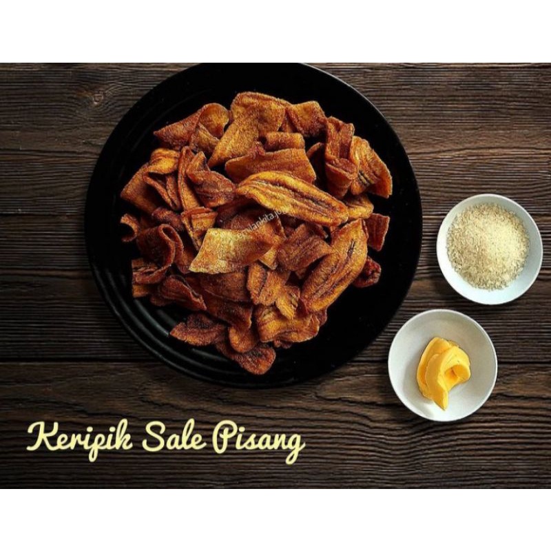 

cemilan SERBA 7.500/ kripik sale pisang manis - premium/kemasan zipperlock