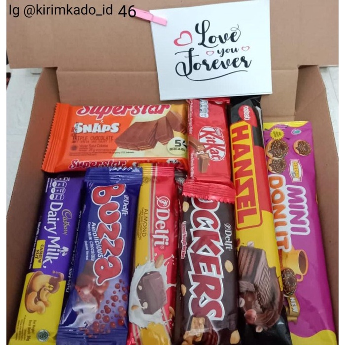 

kado birthday wedding gift parcel coklat valentine box hampers