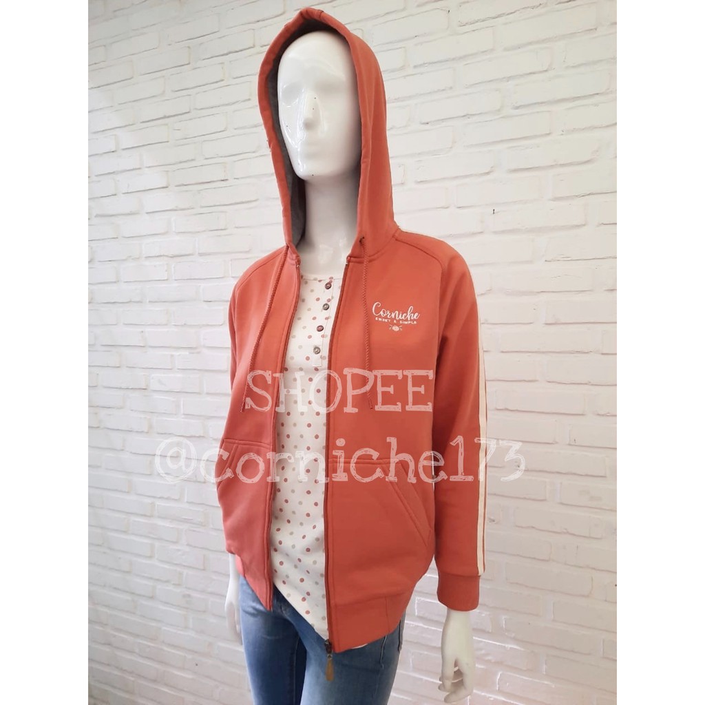 Corniche Stripe Jacket Orange - TS33211