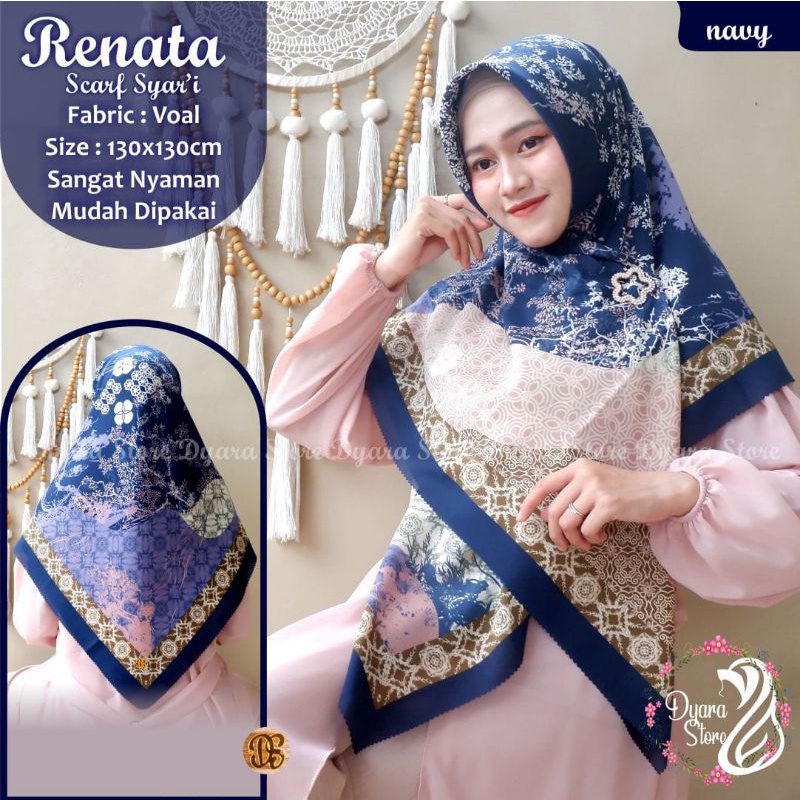 Jual Renata By Dyara | Original | Jilbab Segi Empat Terbaru Kekinian ...