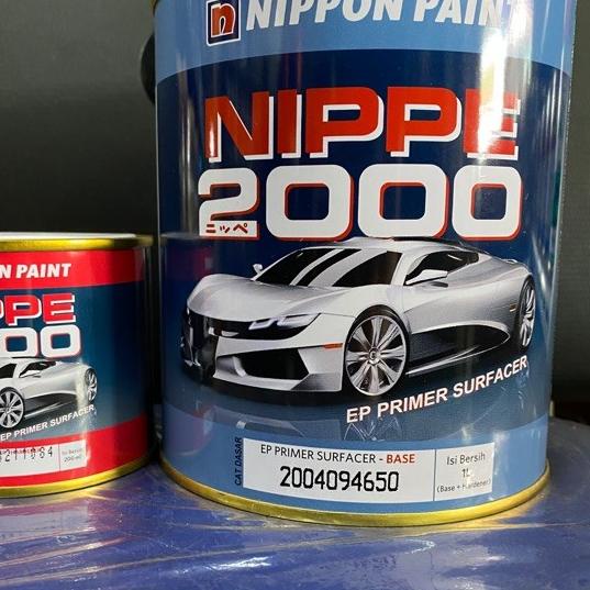 ➨ Nippon Paint Nipper 2000 Epoxy Cat Dasar Hardener Abu - Putih 1 kg ✴