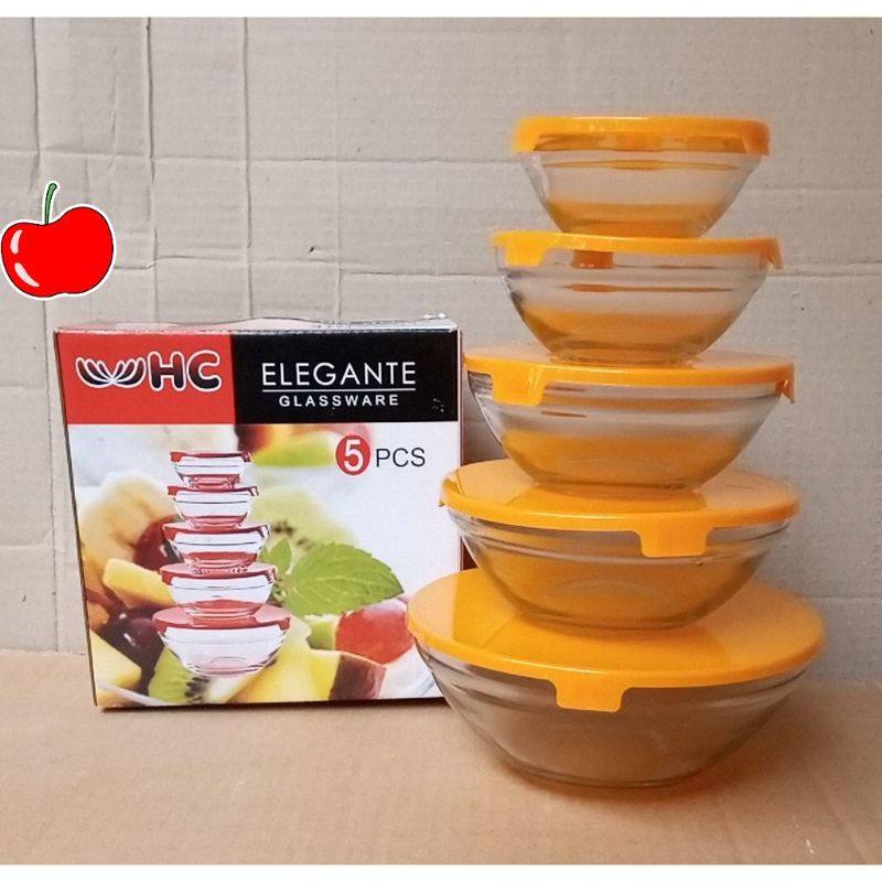 mangkok 5susun kaca HC