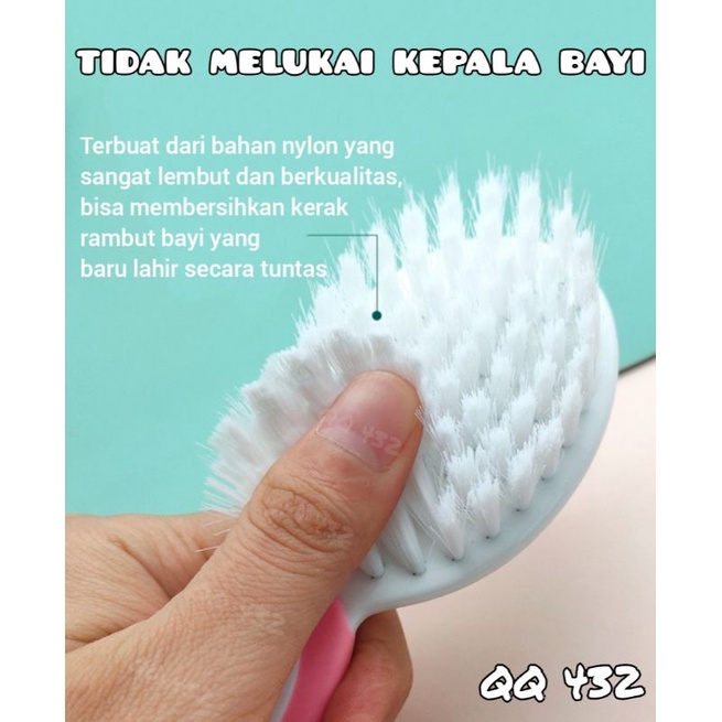 [New Item] Set sikat dan sisir rambut bayi baby care kit 2in1 perlengkapan mandi bayi