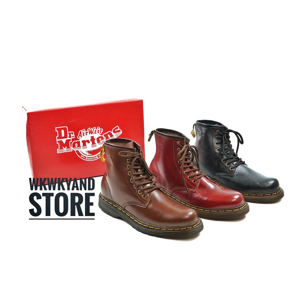 Sepatu Boots Pria Docmart Kulit Asli Sepatu Docmart Premium Sepatu DR MARTENS KULIT ASLI