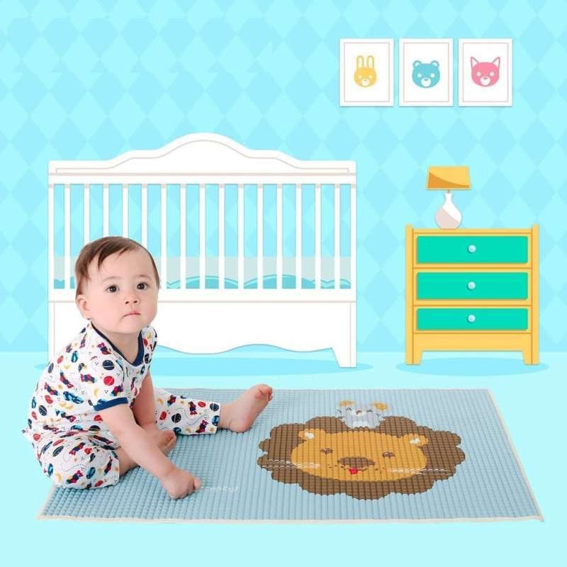 PERLAK SUGAR BABY ORIGINAL/PERLAK ORGANIC HEALTHY COT SHEET- 90X60 CM/PERLAK KARET ALAS OMPOL BAYI SUGARBABY/PERLAK IQ BABY LOONEY TUNES RUBBER COT SHEET