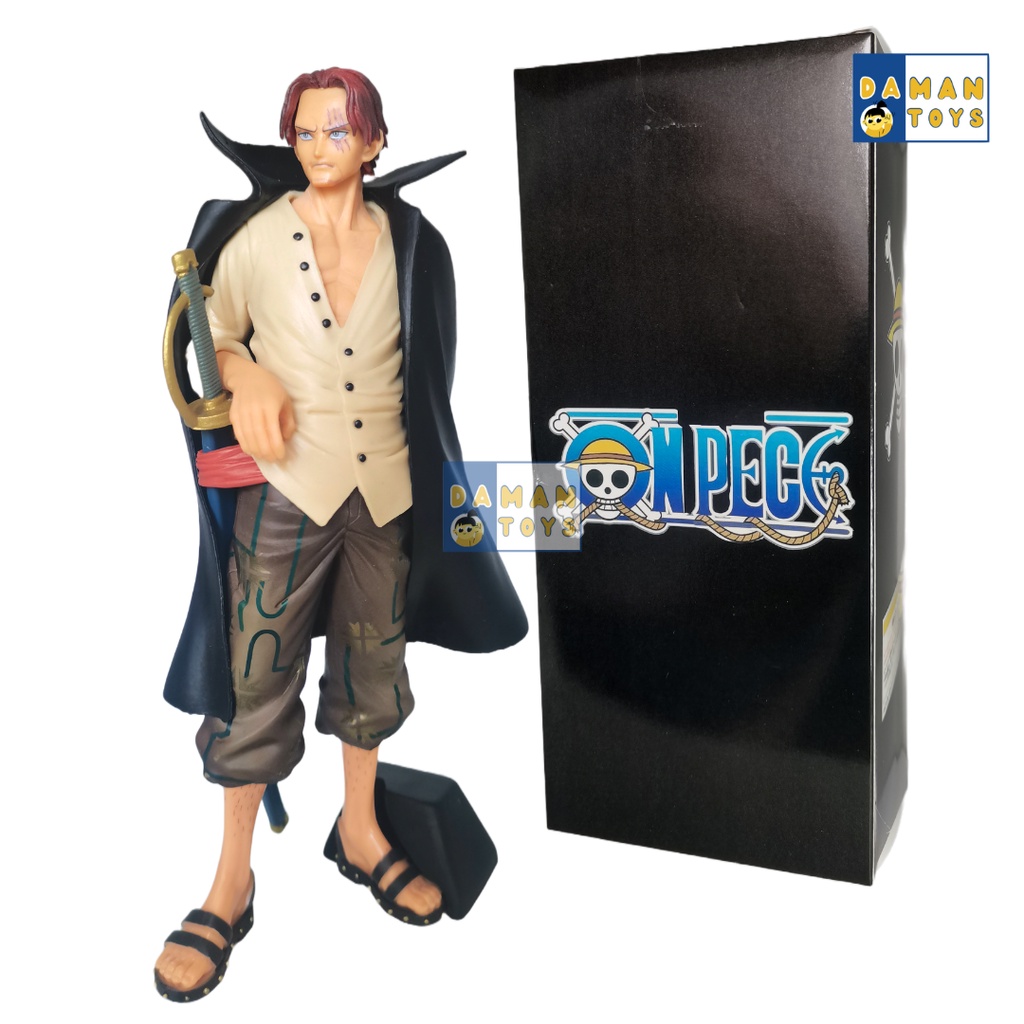 Action Figure Shanks Red Hair Roger One Piece Luffy Guru Lufy