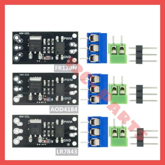 AOD4184 MOSFET MOS Tube FET Module Replacement Relay 40V 50A Board