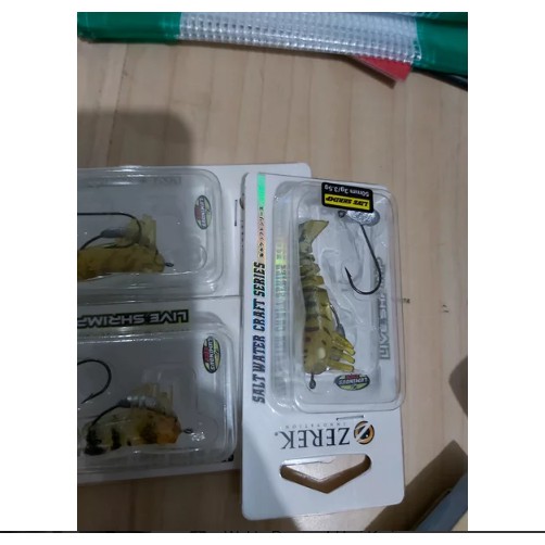 Umpan Udang Lure ZEREK Live Shrimp 50 mm 3.5 gram