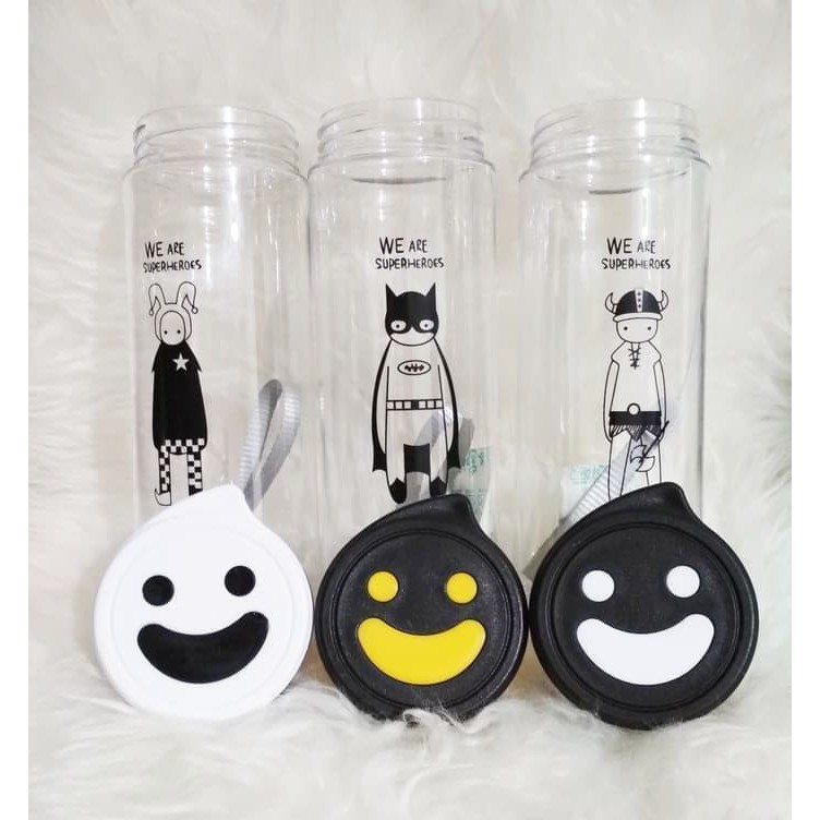 [COD] BOTOL MINUM SMILE B87 600ML TUMBLER