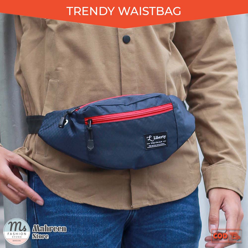 Tas Waist Bag Pria Tas Selempang Pria Tas Pinggang Pria -