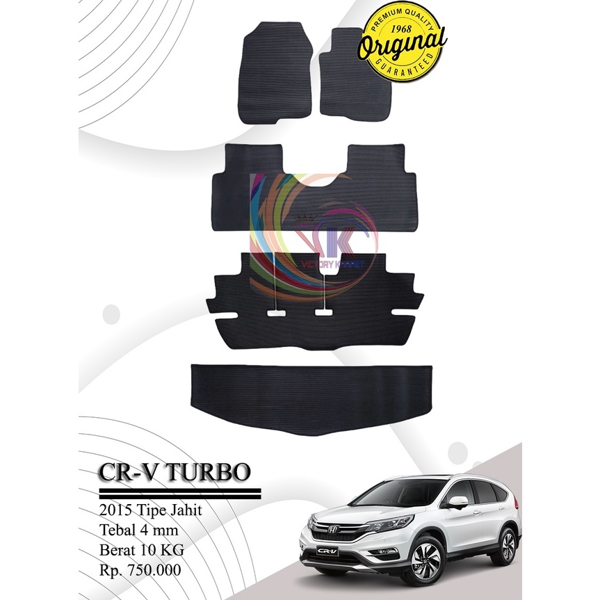 Karpet Mobil Karpet Karet Mobil All New CRV 2019/2021 Tipe Jahit