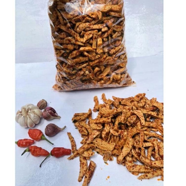 

↞ Basreng daun jeruk extra pedas isi 1kg づ