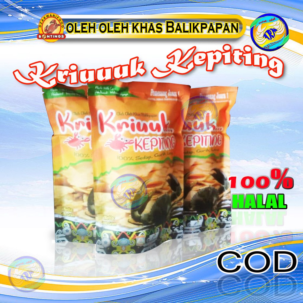 

cemilan kriuk kepiting original from balikpapan oleh oleh khas kalimantan
