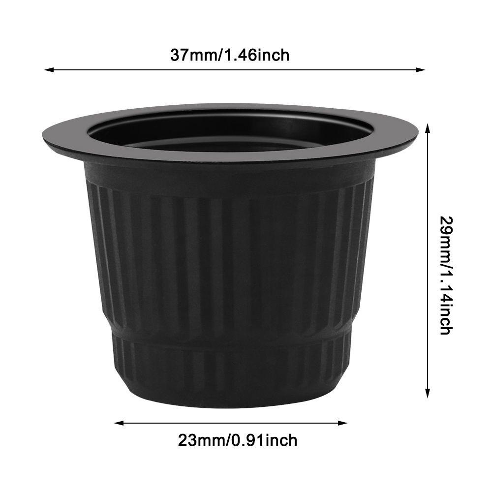 Solighter 50pcs Coffee Capsule Filter Bar Alat Kopi Filter Cup Aluminium Foils Cover Bulat Kapsul Sekali Pakai