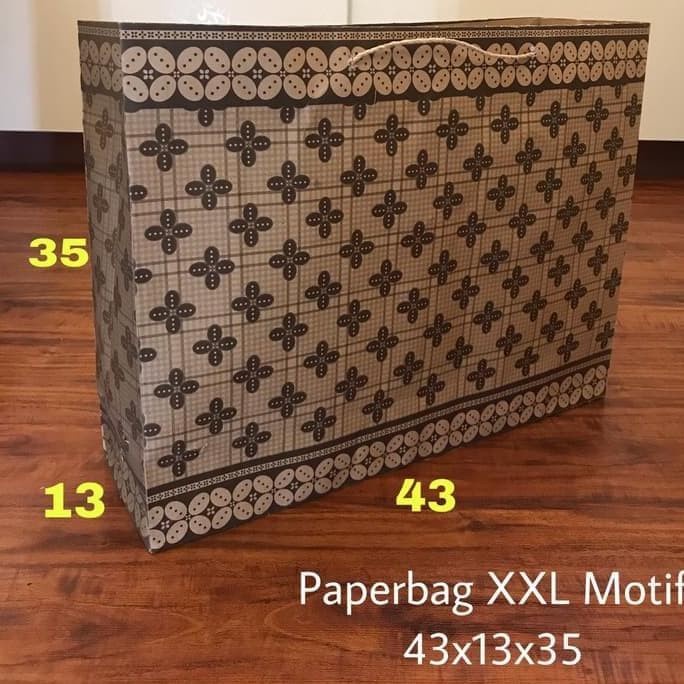 

(TERLARIS) Paperbag Xxl Motif 43X17X35 Tas Kertas Tas Nasi Goodie Bag Shopping