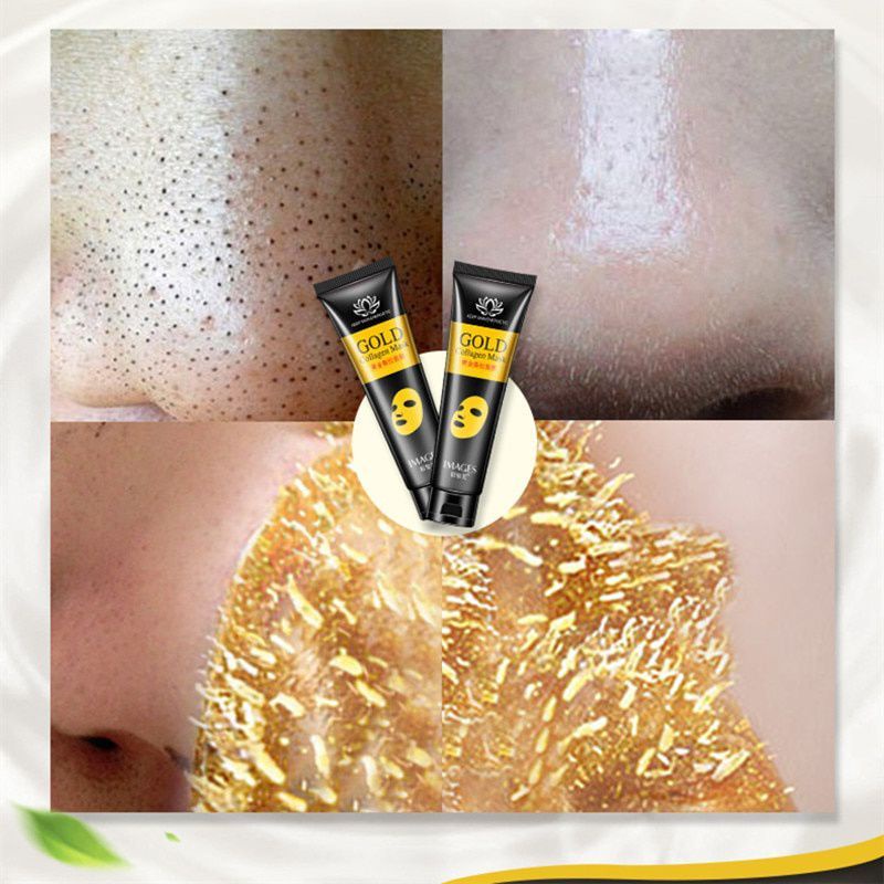 Medan Termurah by Images Masker komedo emas kolagen Gold collagen mask blackhead remover